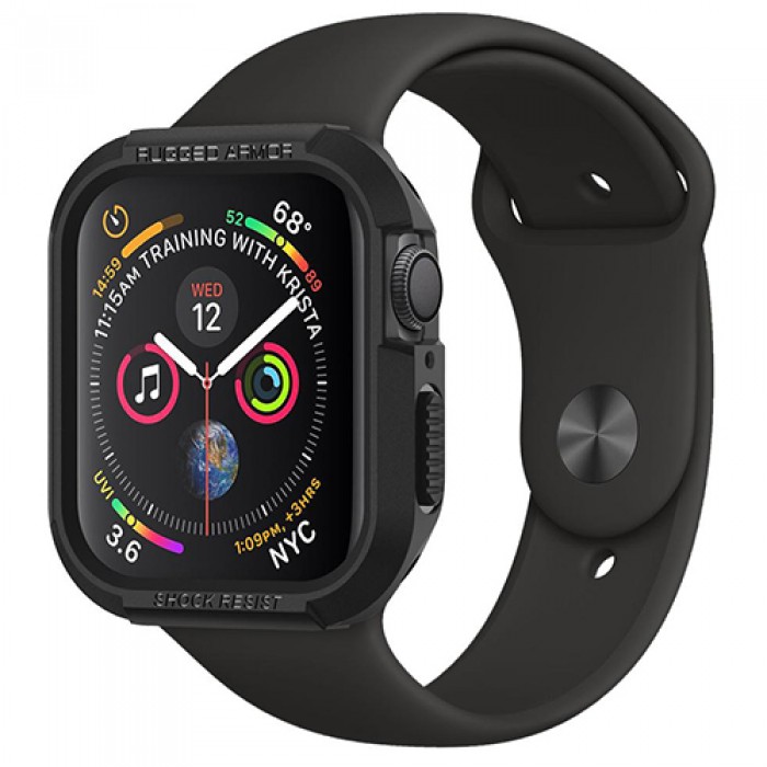VỎ BẢO VỆ APPLE WATCH 40MM SPIGEN RUGGED ARMOR (ĐEN)